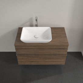 Тумба под раковину Villeroy & Boch Venticello 95,7х50,2 см ДСП дуб аризона/ручка хром A94201VH