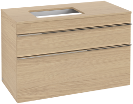 Тумба под раковину Villeroy & Boch Venticello 95,7х50,2 см ДСП северный дуб/ручка хром A94201VJ
