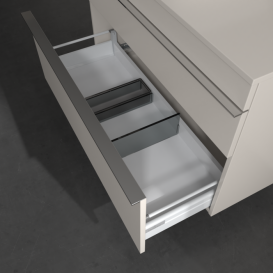 Тумба под раковину Villeroy & Boch Venticello 95,7х50,2 см ДСП мягкий серый/ручка хром A94201VK