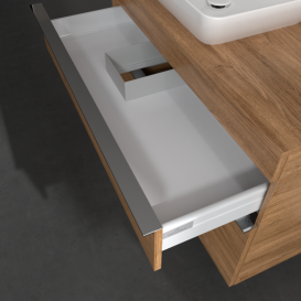 Тумба под раковину Villeroy & Boch Venticello 95,7х50,2 см ДСП дуб канзас/ручка хром A94201RH