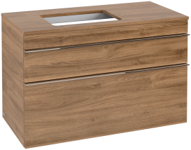 Тумба под раковину Villeroy & Boch Venticello 95,7х50,2 см ДСП дуб канзас/ручка хром A94201RH
