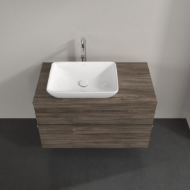 Тумба під раковину Villeroy & Boch Venticello 95,7х50,2 см ДСП кам'яний дуб/ручка хром A94201RK