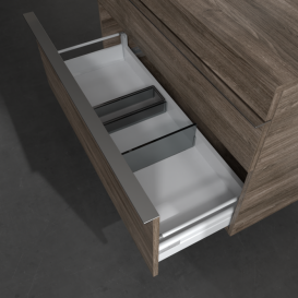 Тумба під раковину Villeroy & Boch Venticello 95,7х50,2 см ДСП кам'яний дуб/ручка хром A94201RK