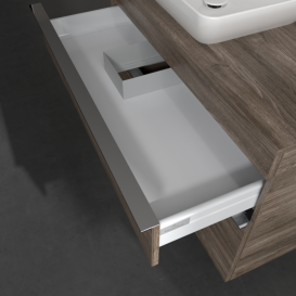 Тумба під раковину Villeroy & Boch Venticello 95,7х50,2 см ДСП кам'яний дуб/ручка хром A94201RK