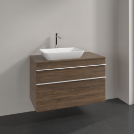 Тумба под раковину Villeroy & Boch Venticello 95,7х50,2 см ДСП дуб аризона/ручка белый A94202VH