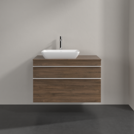 Тумба под раковину Villeroy & Boch Venticello 95,7х50,2 см ДСП дуб аризона/ручка белый A94202VH