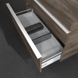 Тумба под раковину Villeroy & Boch Venticello 95,7х50,2 см ДСП каменный дуб/ручка алюминий белый A94202RK