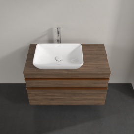 Тумба під раковину Villeroy & Boch Venticello 95,7х50,2 см ДСП дуб аризона/ручка мідь A94205VH