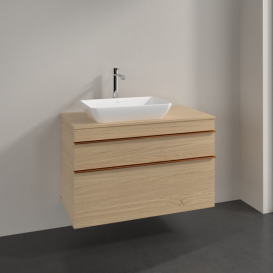 Тумба под раковину Villeroy & Boch Venticello 95,7х50,2 см ДСП северный дуб/ручка медь A94205VJ