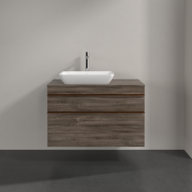 Тумба под раковину Villeroy & Boch Venticello 95,7х50,2 см ДСП каменный дуб/ручка медь A94205RK