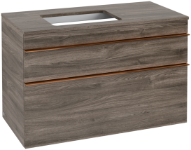Тумба под раковину Villeroy & Boch Venticello 95,7х50,2 см ДСП каменный дуб/ручка медь A94205RK