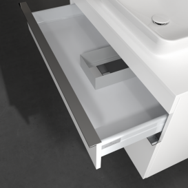 Тумба под раковину Villeroy & Boch Venticello 95,7х50,2 см ДСП/МДФ белый матовый/ручка хром A94301MS