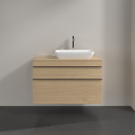 Тумба под раковину Villeroy & Boch Venticello 95,7х50,2 см ДСП северный дуб/ручка хром A94301VJ