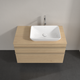 Тумба под раковину Villeroy & Boch Venticello 95,7х50,2 см ДСП северный дуб/ручка хром A94301VJ