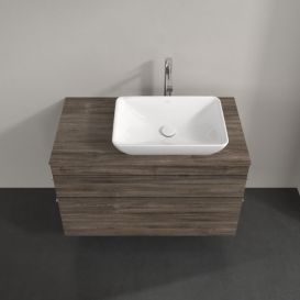 Тумба под раковину Villeroy & Boch Venticello 95,7х50,2 см ДСП каменный дуб/ручка хром A94301RK