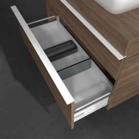 Тумба под раковину Villeroy & Boch Venticello 95,7х50,2 см ДСП дуб аризона/ручка алюминий белый A94302VH