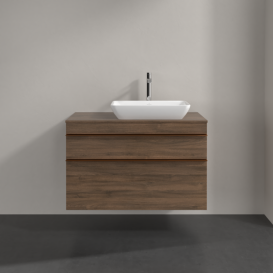 Тумба под раковину Villeroy & Boch Venticello 95,7х50,2 см ДСП дуб аризона/ручка медь A94305VH