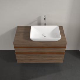 Тумба под раковину Villeroy & Boch Venticello 95,7х50,2 см ДСП дуб аризона/ручка медь A94305VH