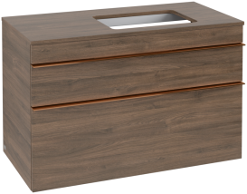 Тумба под раковину Villeroy & Boch Venticello 95,7х50,2 см ДСП дуб аризона/ручка медь A94305VH