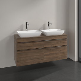 Тумба под раковину Villeroy & Boch Venticello 125,7х50,2 см ДСП дуб аризона/ручка хром A94401VH