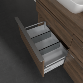 Тумба под раковину Villeroy & Boch Venticello 125,7х50,2 см ДСП дуб аризона/ручка хром A94401VH