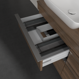 Тумба под раковину Villeroy & Boch Venticello 125,7х50,2 см ДСП дуб аризона/ручка хром A94401VH