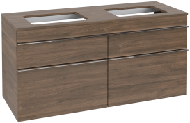 Тумба под раковину Villeroy & Boch Venticello 125,7х50,2 см ДСП дуб аризона/ручка хром A94401VH