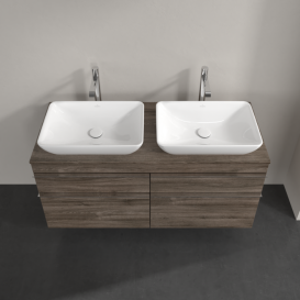 Тумба под раковину Villeroy & Boch Venticello 125,7х50,2 см ДСП каменный дуб/ручка хром A94401RK