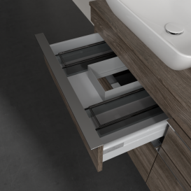 Тумба под раковину Villeroy & Boch Venticello 125,7х50,2 см ДСП каменный дуб/ручка хром A94401RK