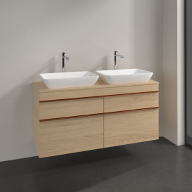 Тумба под раковину Villeroy & Boch Venticello 125,7х50,2 см ДСП северный дуб/ручка медь A94405VJ