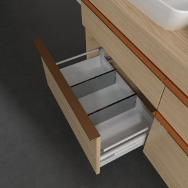 Тумба под раковину Villeroy & Boch Venticello 125,7х50,2 см ДСП северный дуб/ручка медь A94405VJ