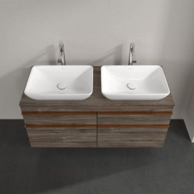 Тумба под раковину Villeroy & Boch Venticello 125,7х50,2 см ДСП каменный дуб/ручка медь A94405RK