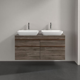Тумба под раковину Villeroy & Boch Venticello 125,7х50,2 см ДСП каменный дуб/ручка медь A94405RK