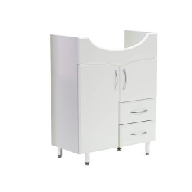 Тумба под раковину Vivia Алекса Д2Ш2 65х32 см комбинируется с раковинами Фрея/Акцент 65 МДФ/ДСП белый А0020174