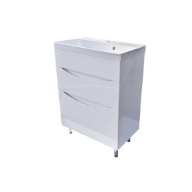 Тумба під раковину Vivia Амалія Ш2 60х36 см комбінується з раковиною Idea 60 МДФ/ДСП білий А0053371