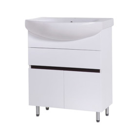 Тумба под раковину Vivia Амалия Д1Ш1 70х32 см комбинируется с раковиной Лотос 70 МДФ/ДСП белый А0033283