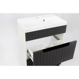 Тумба під раковину Vivia Brut Ш-2 60х42 комбінується з IDEA 60 ДСП/МДФ сірий А0055353