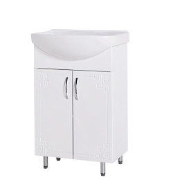 Тумба под раковину Vivia Классик Д2 60х33,9 см комбинируется с раковинами Изео/Церсания 60 МДФ/ДСП белый А0036448