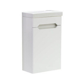 Тумба під раковину Vivia Міні Д1 L 40х22 см комбінується з раковиною Комо 40 МДФ/ДСП білий А0045713