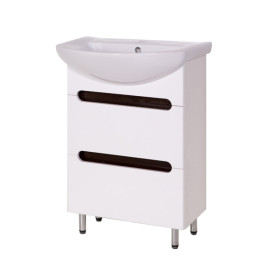 Тумба під раковину Vivia Палітра Ш2 60х34 см комбінується з раковиною Церсания 60 МДФ/ДСП білий А0053382