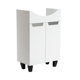 Тумба під раковину Vivia Poli Д2 55х31 см комбінується з раковиною Церсанія 55 МДФ/ДСП білий А0050279