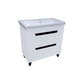 Тумба под раковину Vivia Poli Ш2 60х42 см комбинируется с раковинами Como 60/Cers 60 МДФ/ДСП белый А0051127