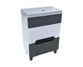 Тумба под раковину Vivia Poli Ш2 60х33 см комбинируется с раковиной Idea 60 МДФ/ДСП гранит А0054109