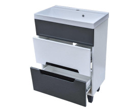 Тумба под раковину Vivia Poli Ш2 60х33 см комбинируется с раковиной Idea 60 МДФ/ДСП гранит А0054109