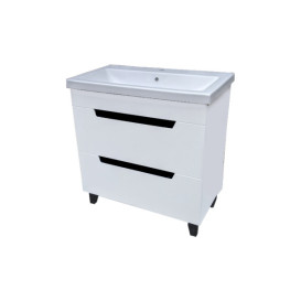 Тумба под раковину Vivia Poli Ш2 70х42 см комбинируется с раковинами Como 70/Cers 70 МДФ/ДСП белый А0051105