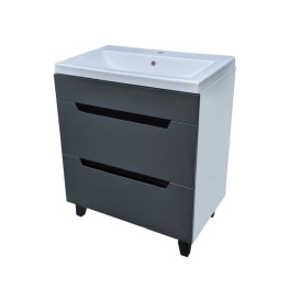 Тумба под раковину Vivia Poli Ш2 80х42 см комбинируется с раковинами Como 80/Cers 80 МДФ/ДСП гранит А0051136