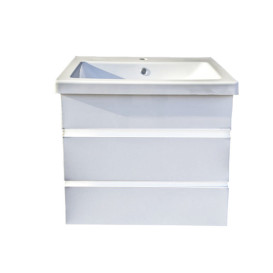 Тумба под раковину Vivia Соло Ш2 60х45 см комбинируется с раковиной Комо 60/К60 МДФ/ДСП белый А0050066