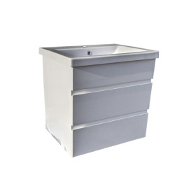 Тумба под раковину Vivia Соло Ш2 60х45 см комбинируется с раковиной Комо 60/К60 МДФ/ДСП белый А0050066