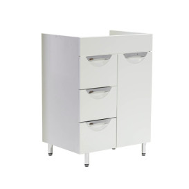 Тумба под раковину Vivia Соната Д1Ш3 60х33 см комбинируется с раковиной Комо 60 МДФ/ДСП белый А0021313