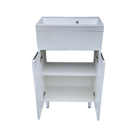 Тумба под раковину Vivia Соната Д2 55х33 см комбинируется с раковиной Idea 55 МДФ/ДСП белый А0054115